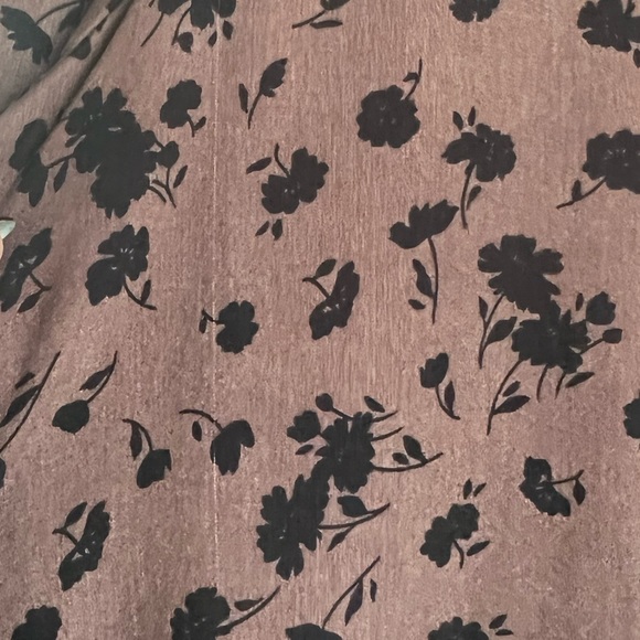 OAK + FORT | Brown & Black Floral Dress - Picture 11 of 11